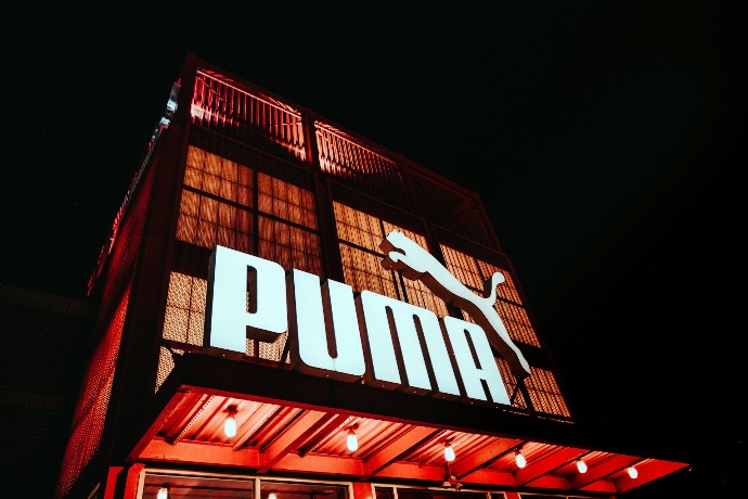 Puma logo on Twelve2 Marketing building