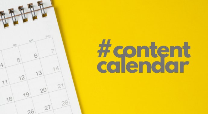 content calendar at Twelve2 Marketing